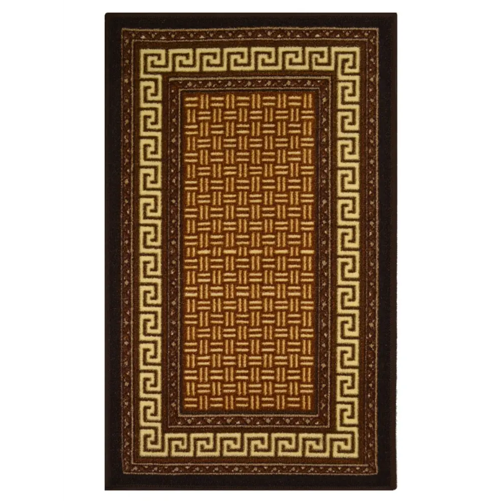 Фото Коврик декоративный нейлон Нью Соса 110313-32117-40/80x120 см цвет коричневый Фото Коврик декоративный нейлон Нью Соса 110313-32117-40/80x120 см цвет коричневый