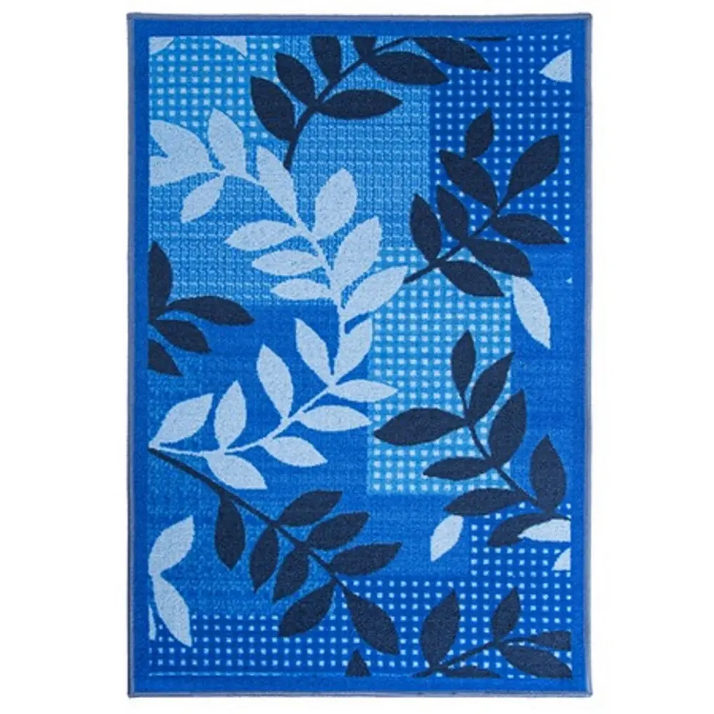 Фото Коврик декоративный нейлон Нью Соса SMR 25510-75254-86/50x80 см цвет синий Фото Коврик декоративный нейлон Нью Соса SMR 25510-75254-86/50x80 см цвет синий