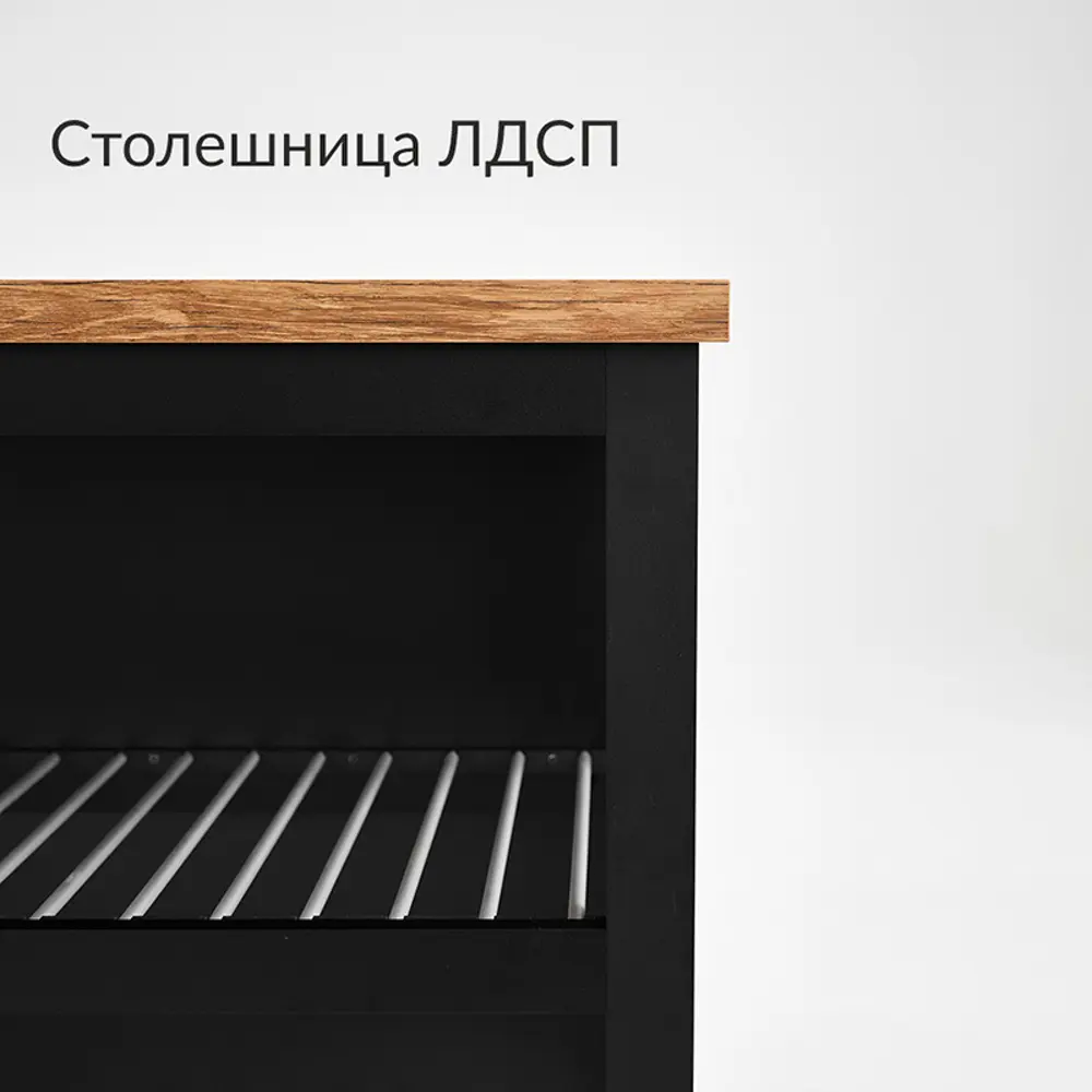 Фото 4 Стол барный прямоугольный Террасный кот ОКМ.35 126x90x55 см алюминий цвет черный