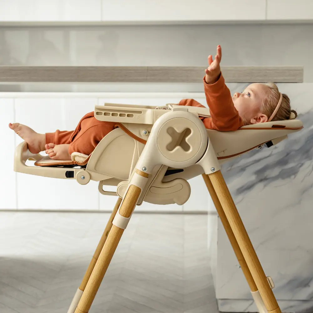 Фото 13 Стул для кормления Amarobaby Elegant 53x105x75 см искусственная кожа цвет бежевый Фото 13 Стул для кормления Amarobaby Elegant 53x105x75 см искусственная кожа цвет бежевый