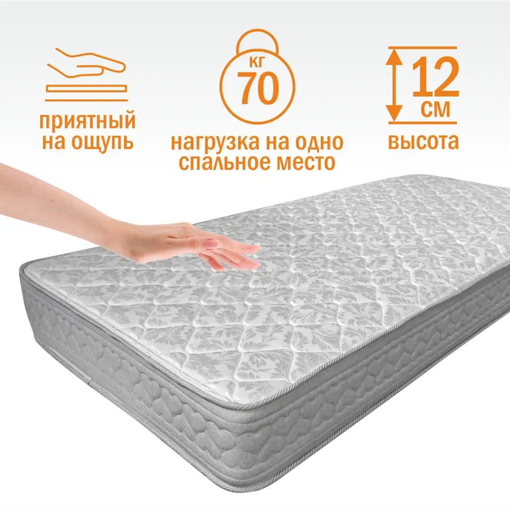 Фото 4 Матрас Plams Slip H12 160x190x12 см беспружинный, двуспальный Фото 4 Матрас Plams Slip H12 160x190x12 см беспружинный, двуспальный