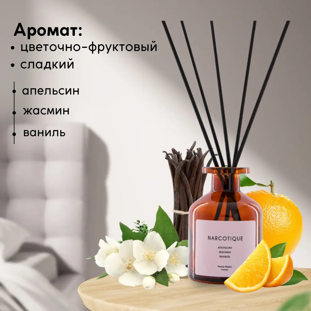 Фото 3 Аромадиффузор Meela Meelo Home Narcotique 100 мл Фото 3 Аромадиффузор Meela Meelo Home Narcotique 100 мл