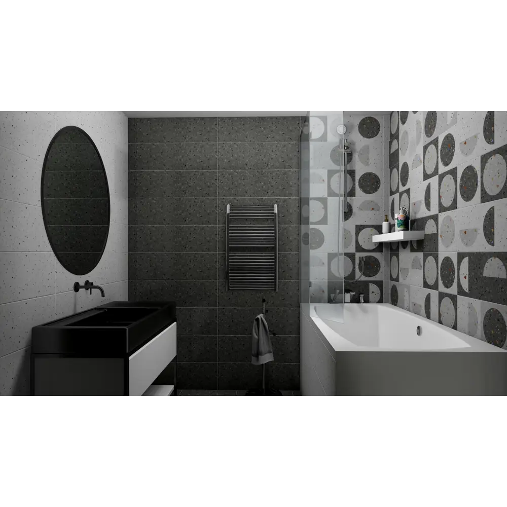 Фото Настенная плитка Keramin Мари эрми 00-002336 27.5x40см цвет серый