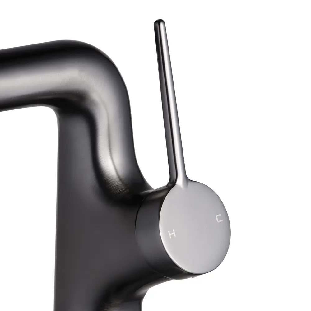 Фото 2 Смеситель для раковины Maxonor PL1194-9 однорычажный цвет серый