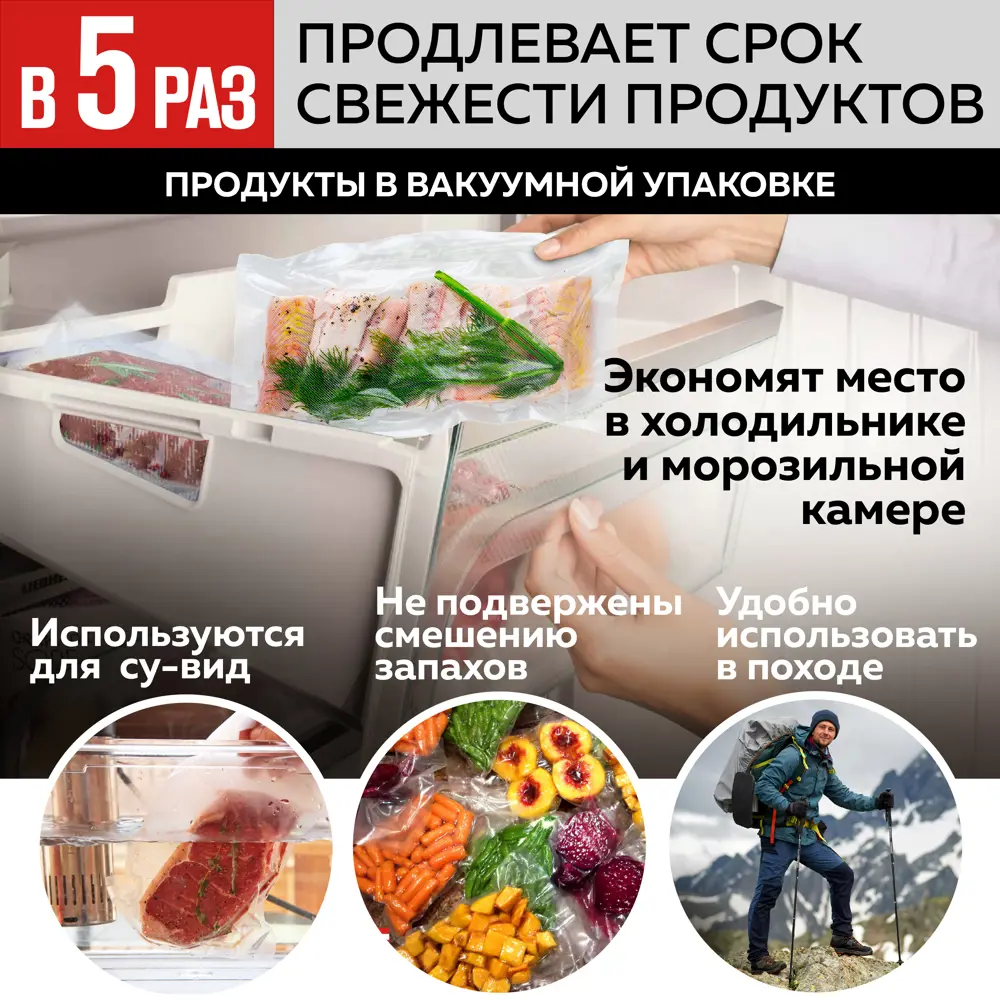 Фото 4 Вакуумная упаковочная машина Gfgril GF-VS20 пластик цвет сталь Фото 4 Вакуумная упаковочная машина Gfgril GF-VS20 пластик цвет сталь