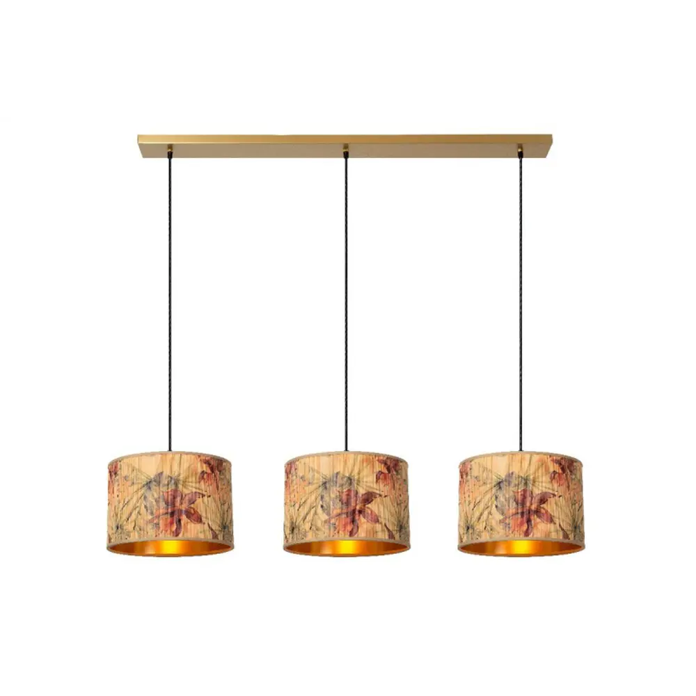 Фото Светильник настенно-потолочный Lucide Tanselle 10415/03/99 3 лампы 15 м² цвет золото