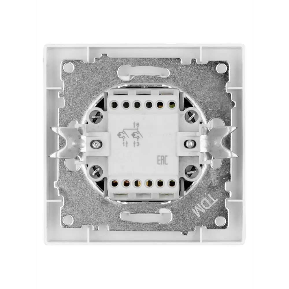 Фото 4 Выключатель накладной Tdm electric Сенеж SQ1816-0214 2 клавиши с подсветкой цвет серый Фото 4 Выключатель накладной Tdm electric Сенеж SQ1816-0214 2 клавиши с подсветкой цвет серый