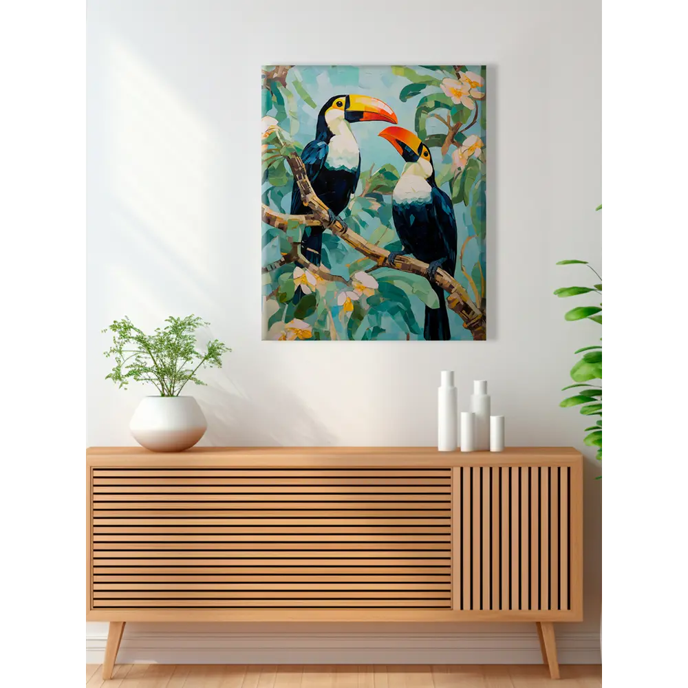 Фото 7 Картина на холсте Fbrush Туканы 40x50 см Фото 7 Картина на холсте Fbrush Туканы 40x50 см