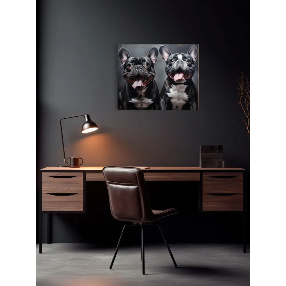 Фото 7 Картина на холсте Fbrush Черный дуэт 50x40 см
