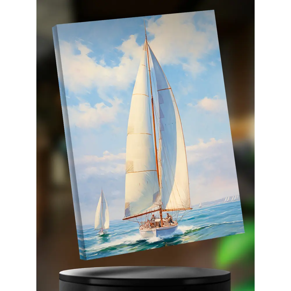 Фото 2 Картина на холсте Fbrush Парусник 40x50 см Фото 2 Картина на холсте Fbrush Парусник 40x50 см