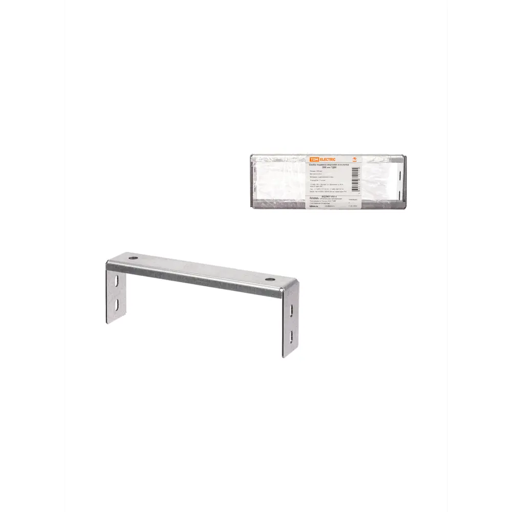 Фото Скоба подвеса верхняя TDM осн. лотка 200 мм (упак. 2 шт.) Фото Скоба подвеса верхняя TDM осн. лотка 200 мм (упак. 2 шт.)