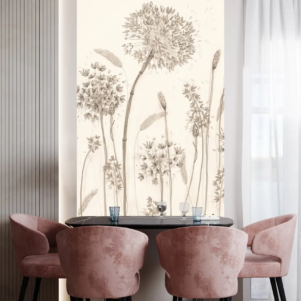 Фото 2 Фотообои бумажные Postermarket 119x180 см Одуванчики сканди WM-410NL Фото 2 Фотообои бумажные Postermarket 119x180 см Одуванчики сканди WM-410NL