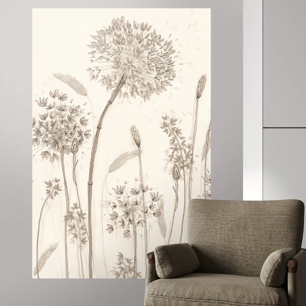 Фото 3 Фотообои бумажные Postermarket 119x180 см Одуванчики сканди WM-410NL Фото 3 Фотообои бумажные Postermarket 119x180 см Одуванчики сканди WM-410NL