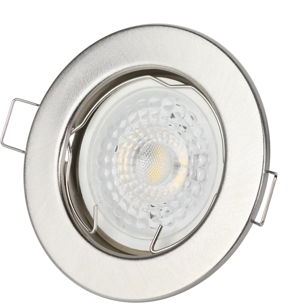 Фото 3 Светильник штампованный Эра MR16 12V/220V 50W цвет сатин-никель Фото 3 Светильник штампованный Эра MR16 12V/220V 50W цвет сатин-никель