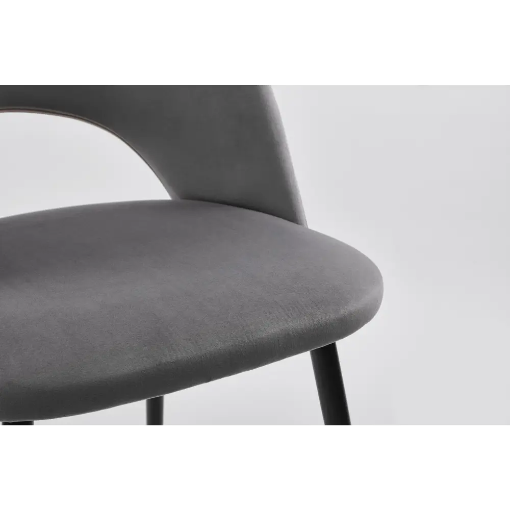 Фото 4 Стул Myfar Бенедикт 48x81x55 см велюр цвет серый