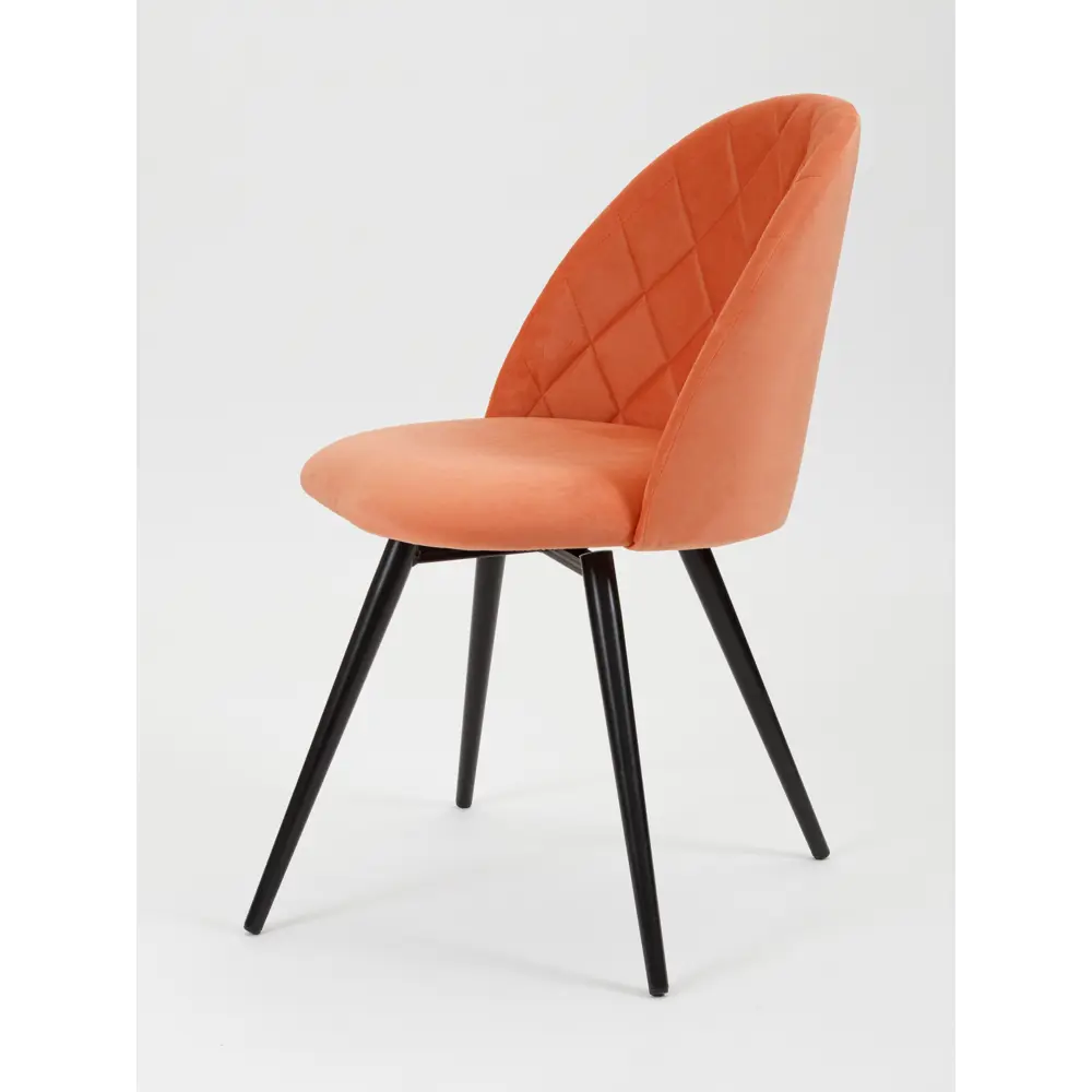 Фото 3 Комплект стульев 2 шт Myfar Джозефина 48x83x55 см велюр цвет терракотовый Фото 3 Комплект стульев 2 шт Myfar Джозефина 48x83x55 см велюр цвет терракотовый