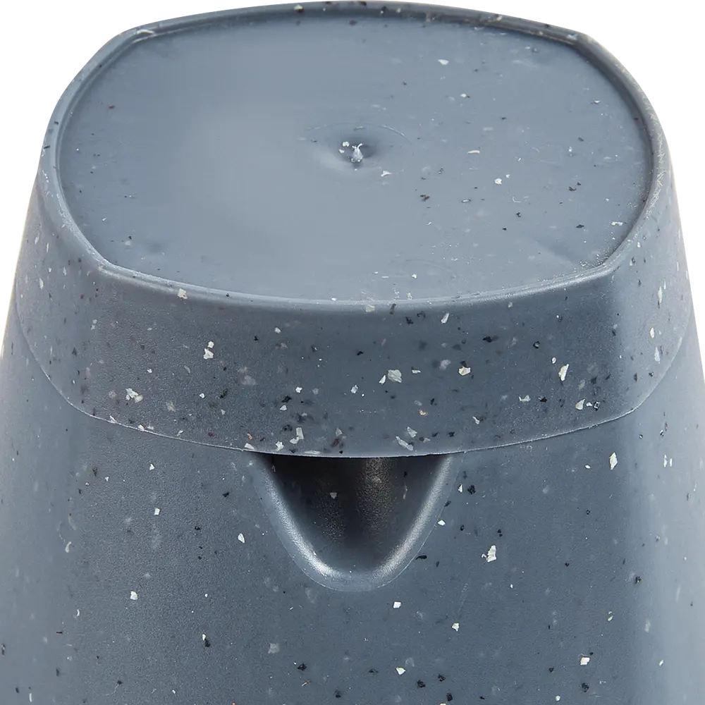 Фото 5 Горшок цветочный Ingreen Stone ø11 h10.7 см v0.65 л пластик темный серый