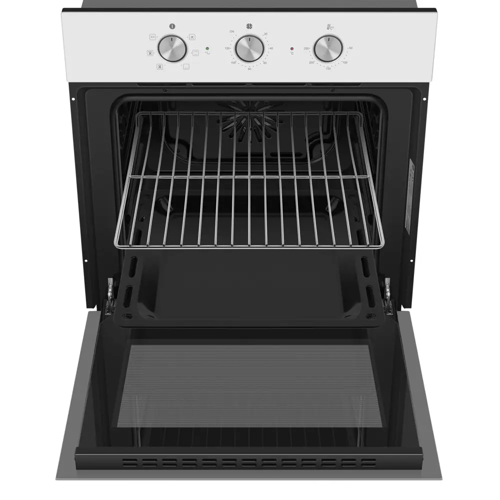 Фото 4 Электрический встраиваемый духовой шкаф Homsair OEF606WH 59.5x59x52.5 см цвет белый Фото 4 Электрический встраиваемый духовой шкаф Homsair OEF606WH 59.5x59x52.5 см цвет белый