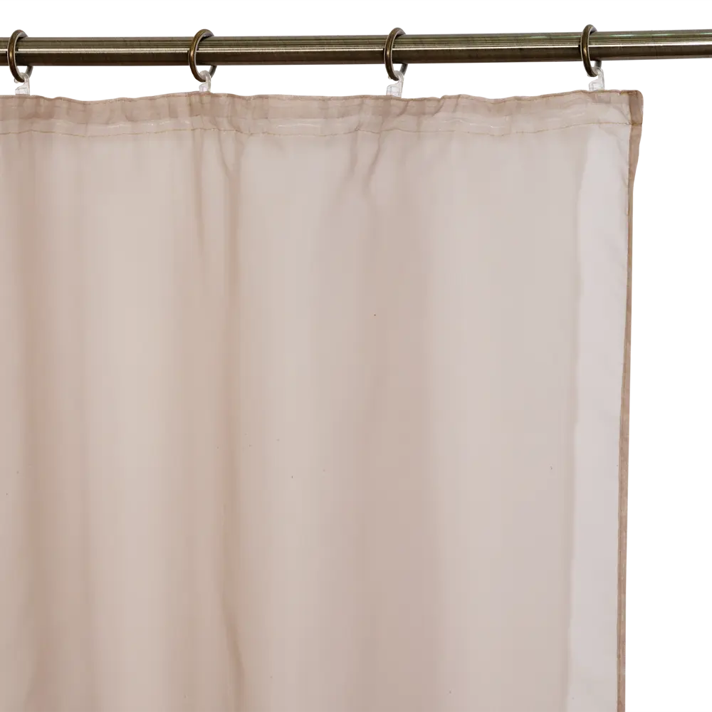 Фото 4 Тюль на ленте Inspire Polyone Trench 300х280 см цвет бежевый Фото 4 Тюль на ленте Inspire Polyone Trench 300х280 см цвет бежевый