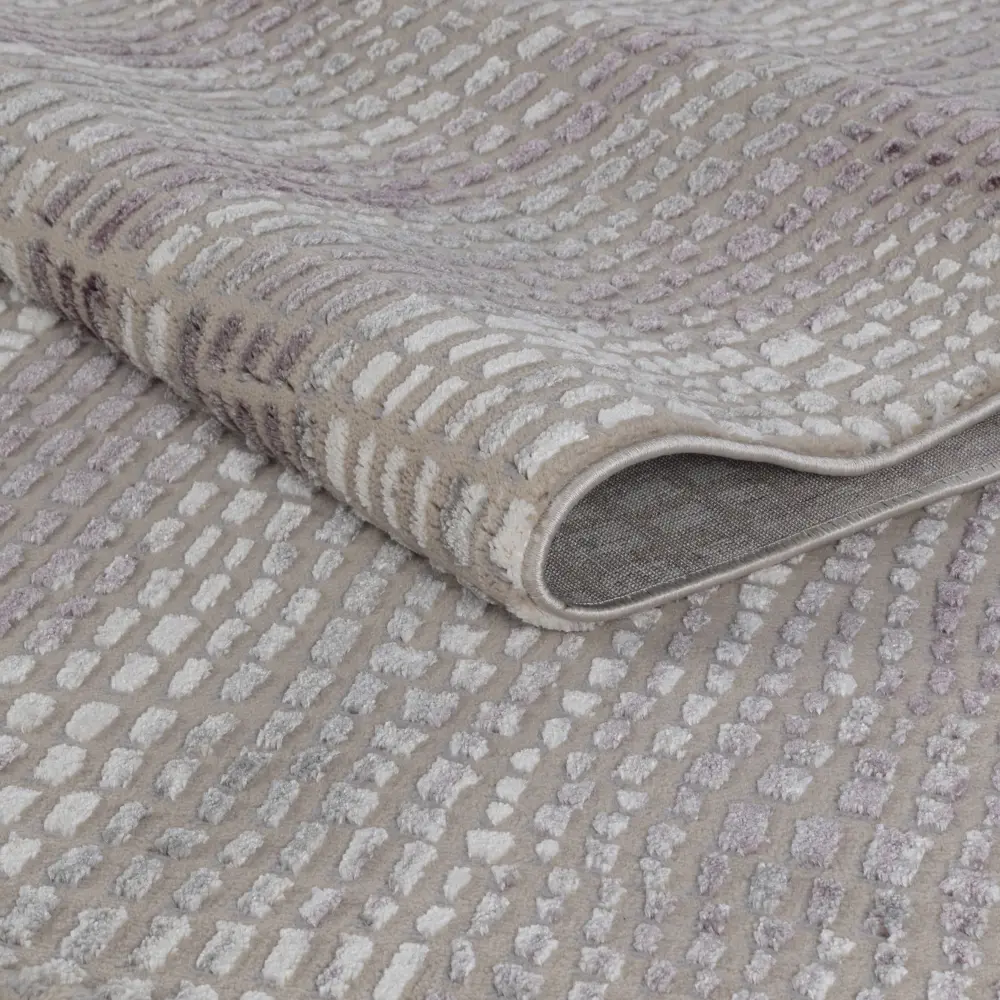 Фото 3 Ковер Milana 0A059A Beige-D.Lila 100x140 см полиэстер цвет Фиолетовый Фото 3 Ковер Milana 0A059A Beige-D.Lila 100x140 см полиэстер цвет Фиолетовый
