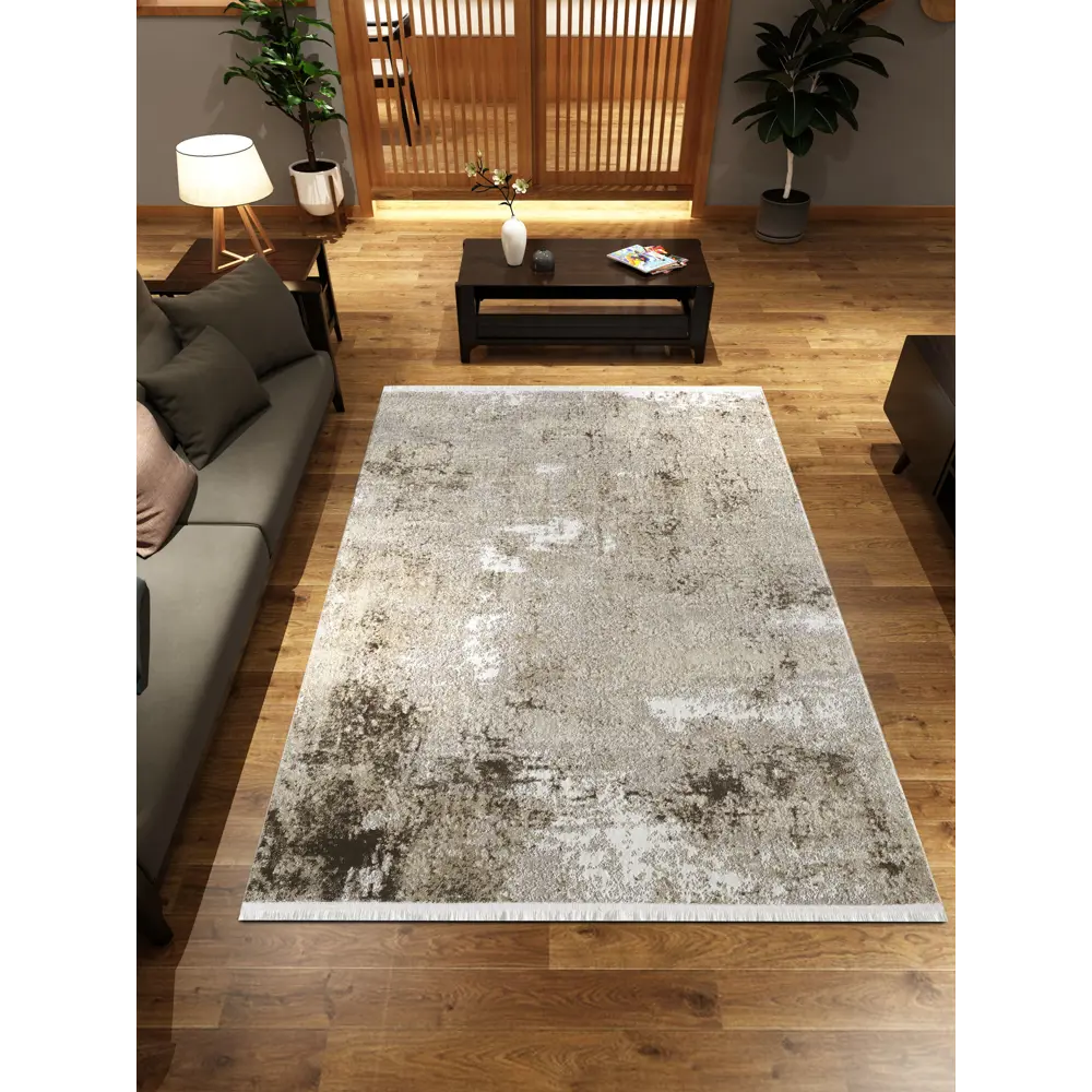 Фото Ковер Otto Stella 0042A Beige-Brown 80x150 см Полипропилен цвет Бежевый