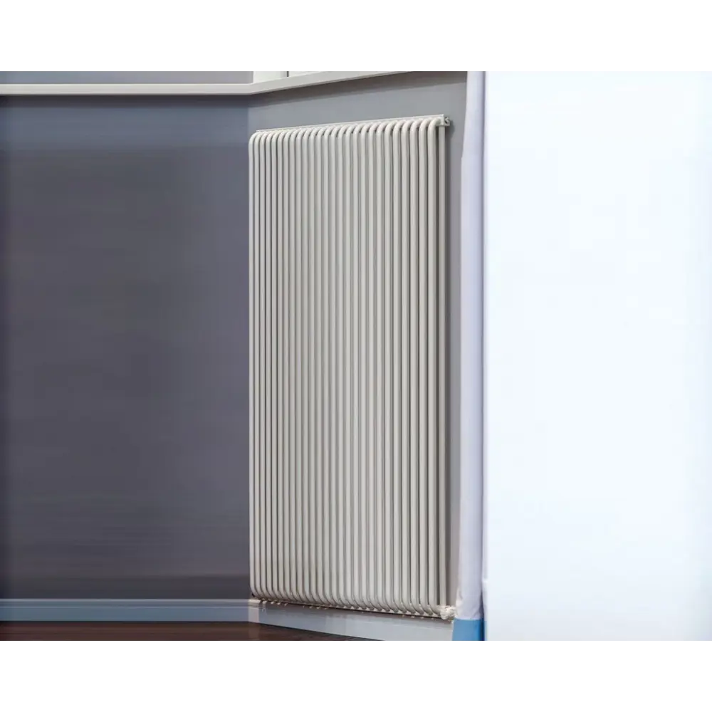 Фото 3 Радиатор трубчатый с термоклапаном Кзто Aqua 50/123.2 сталь высота 34 см 30 секций нижнее правое подключение цвет белый глянец Фото 3 Радиатор трубчатый с термоклапаном Кзто Aqua 50/123.2 сталь высота 34 см 30 секций нижнее правое подключение цвет белый глянец