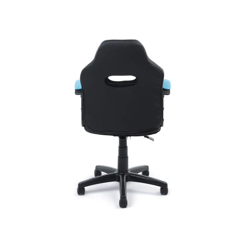 Фото 4 Офисное кресло Chairman Kids 110 61x59x32 см искусственная кожа цвет черный/ голубой Фото 4 Офисное кресло Chairman Kids 110 61x59x32 см искусственная кожа цвет черный/ голубой