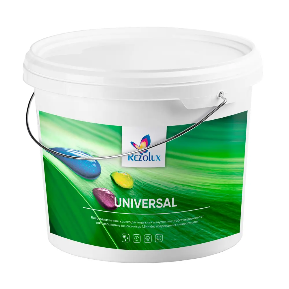 Фото 2 Краска резиновая Rezolux Universal 00000001486 матовая цвет черный 7 кг Фото 2 Краска резиновая Rezolux Universal 00000001486 матовая цвет черный 7 кг