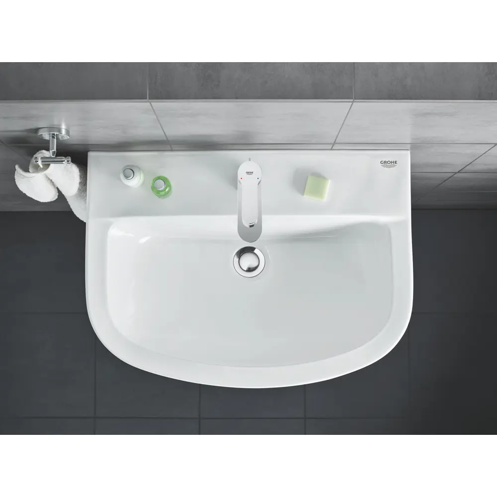 Фото 8 Смеситель для раковины Grohe Startclova M однорычажный цвет хром