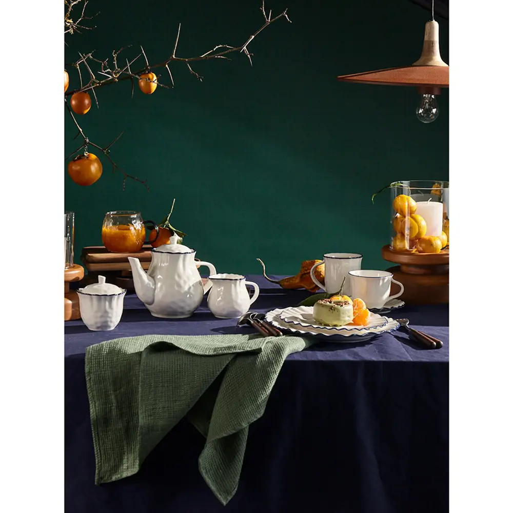 Фото 7 Набор чайных пар 2 шт 100 мл Liberty Jones Santorini фарфор цвет белый Фото 7 Набор чайных пар 2 шт 100 мл Liberty Jones Santorini фарфор цвет белый