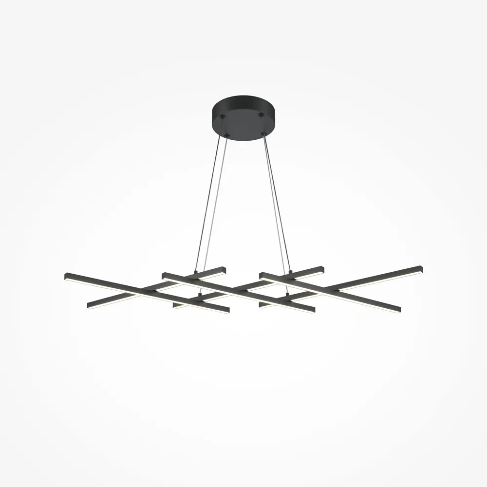 Фото Светильник подвесной светодиодный Maytoni Mod244pl-l50bk 12 м² регулируемый белый свет цвет черный Фото Светильник подвесной светодиодный Maytoni Mod244pl-l50bk 12 м² регулируемый белый свет цвет черный