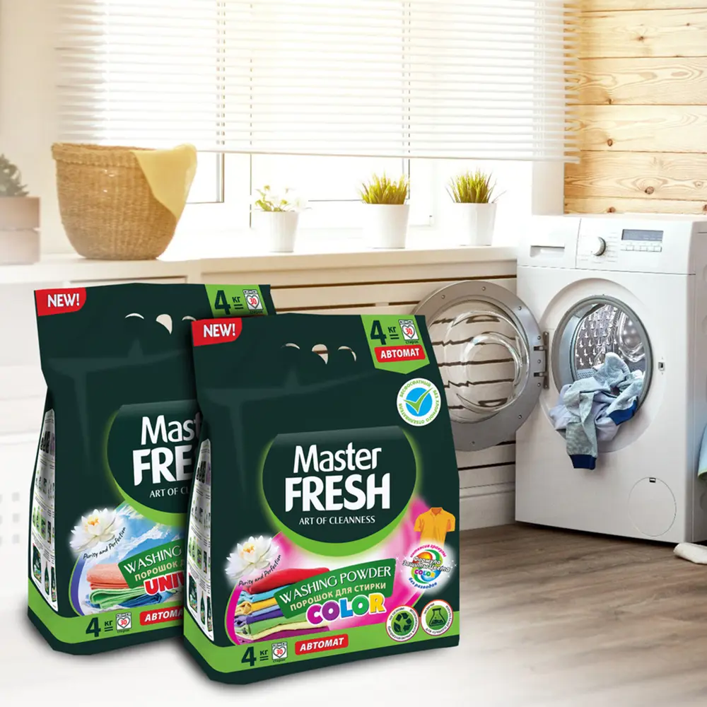 Фото 3 Стиральный порошок Master Fresh universal с активным кислородом 4 кг