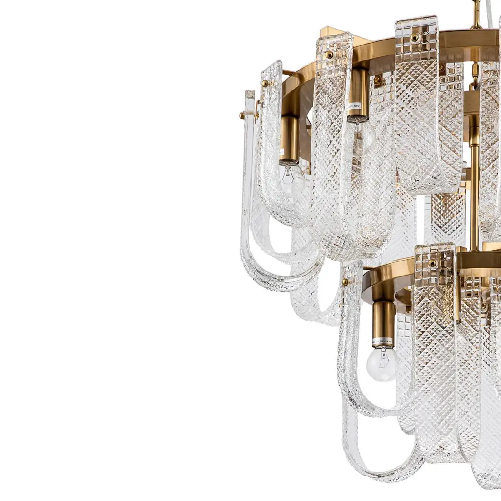 Фото 4 Люстра подвесная Indigo V000365 12 ламп 24 м² цвет бронза