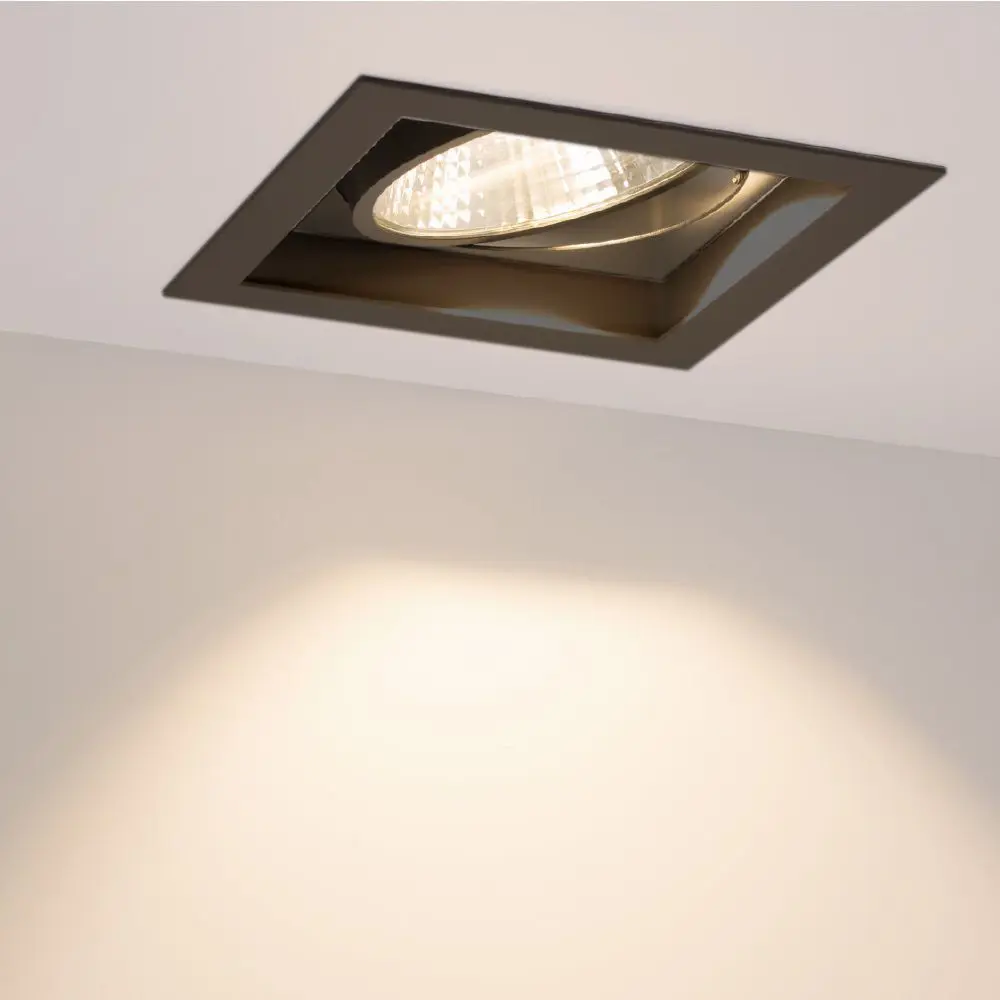 Фото 4 Светильник точечный встраиваемый светодиодный Arlight 37030 8.8 м² под отверстие 140 см цвет черный Фото 4 Светильник точечный встраиваемый светодиодный Arlight 37030 8.8 м² под отверстие 140 см цвет черный