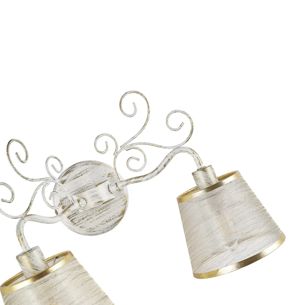 Фото 5 Настенный светильник Arte perfetto luce 3334.1322.2w.wt.g цвет белый Фото 5 Настенный светильник Arte perfetto luce 3334.1322.2w.wt.g цвет белый