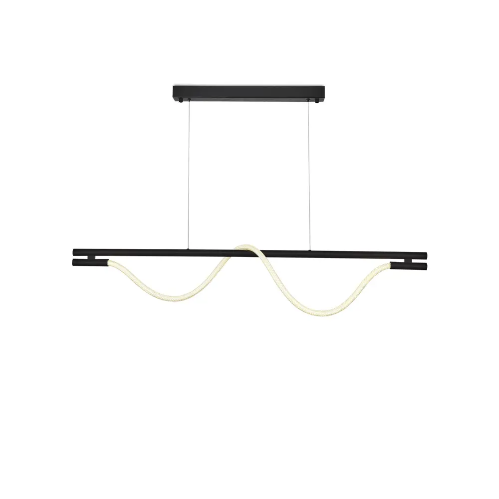 Фото Светильник подвесной светодиодный Moderli Zhongshan Davis Lighting V10677-PL 12 м² нейтральный белый свет цвет черный Фото Светильник подвесной светодиодный Moderli Zhongshan Davis Lighting V10677-PL 12 м² нейтральный белый свет цвет черный