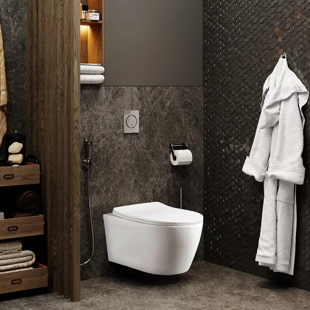 Фото 7 Комплект инсталляция с унитазом Ceruttispa Ct10249 10249 цвет белый Фото 7 Комплект инсталляция с унитазом Ceruttispa Ct10249 10249 цвет белый