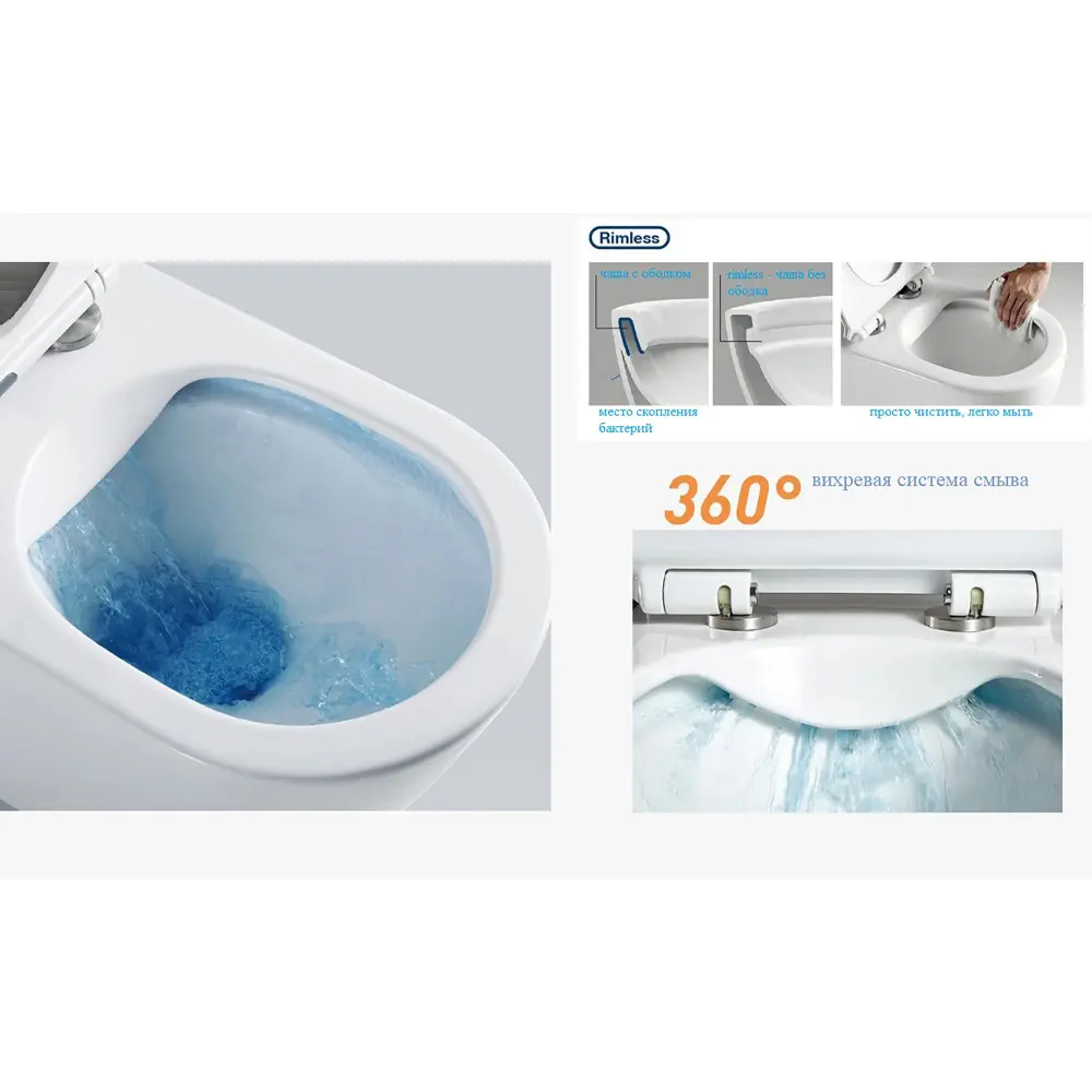 Фото 13 Комплект инсталляция с унитазом Ceruttispa Ct10279 10279 цвет белый Фото 13 Комплект инсталляция с унитазом Ceruttispa Ct10279 10279 цвет белый