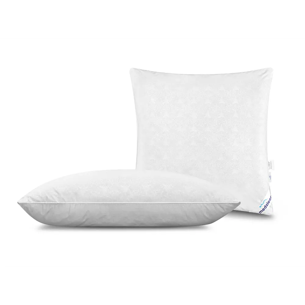 Фото 4 Комплект из 2 подушек Medsleep Landau 50x70 см, пух Фото 4 Комплект из 2 подушек Medsleep Landau 50x70 см, пух