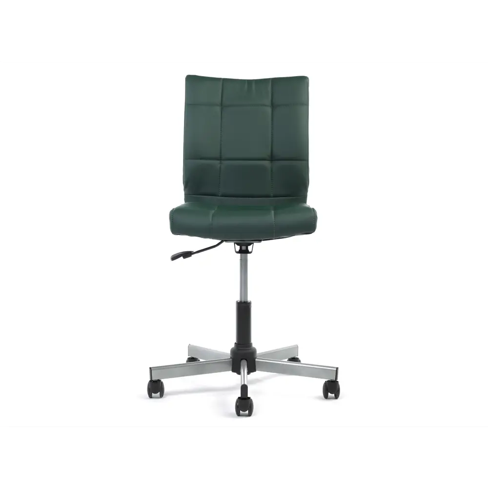 Фото Офисное кресло Экспресс Офис КР 01.00.07 22x57x47 см искусственная кожа цвет темно-зеленый