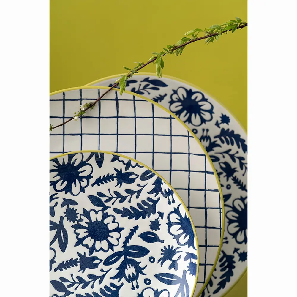 Фото 9 Набор тарелок 2 шт 26x3.40x26 см Liberty Jones Bright Traditions керамика цвет разноцветный Фото 9 Набор тарелок 2 шт 26x3.40x26 см Liberty Jones Bright Traditions керамика цвет разноцветный