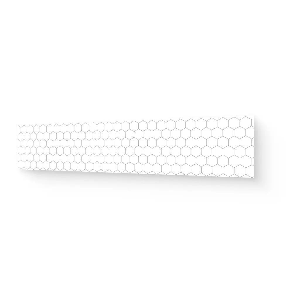 Фото Стеновая панель Центурион Гексагон соты 300x60x0.1 см ПВХ цвет белый/серый/бело-черный Фото Стеновая панель Центурион Гексагон соты 300x60x0.1 см ПВХ цвет белый/серый/бело-черный