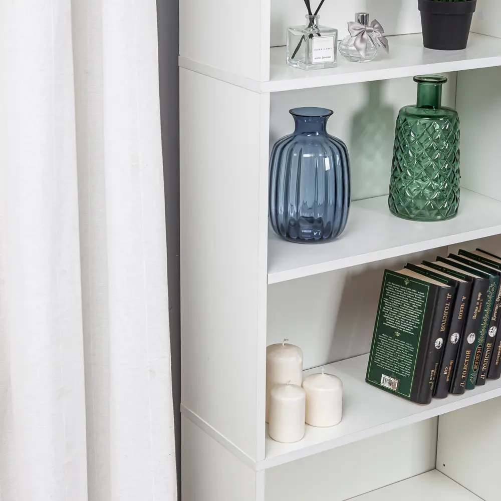 Фото Стеллаж Letta 60.2x181.4x65.8 см нагрузка до 5 кг ЛДСП цвет белый Фото Стеллаж Letta 60.2x181.4x65.8 см нагрузка до 5 кг ЛДСП цвет белый