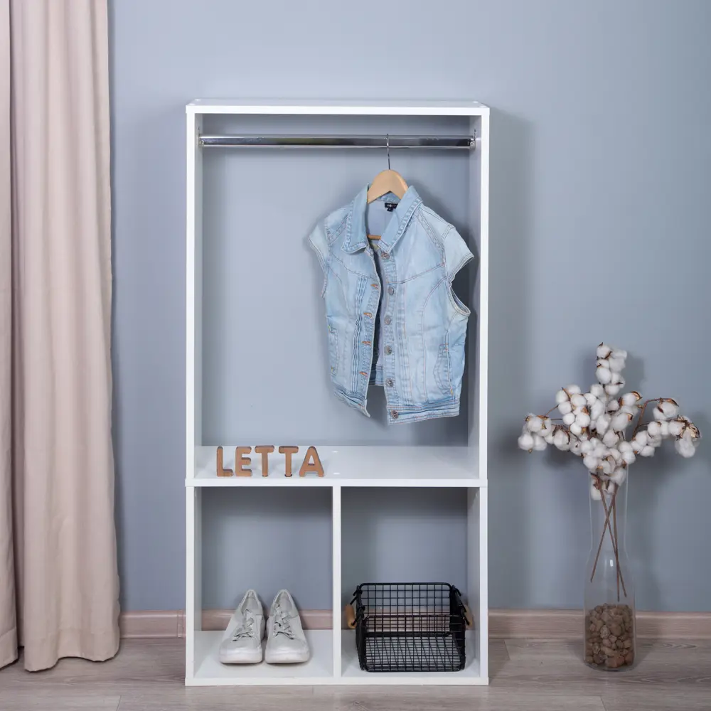 Фото 3 Стеллаж Letta 64.2x123.6x28.8 см нагрузка до 10 кг ЛДСП цвет дуб крафт золотой Фото 3 Стеллаж Letta 64.2x123.6x28.8 см нагрузка до 10 кг ЛДСП цвет дуб крафт золотой