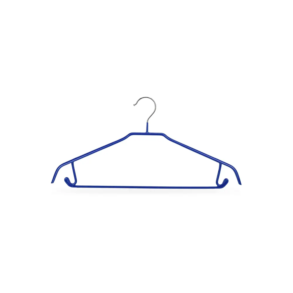 Фото 2 Плечики Attribute hanger 3x25x43 см металл и ПВХ цвет синий