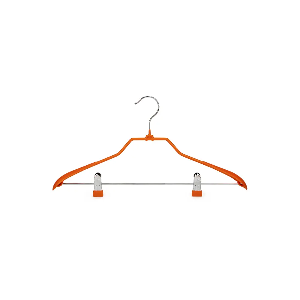 Фото 2 Плечики Attribute hanger 3x25x45 см металл и ПВХ цвет оранжевый Фото 2 Плечики Attribute hanger 3x25x45 см металл и ПВХ цвет оранжевый