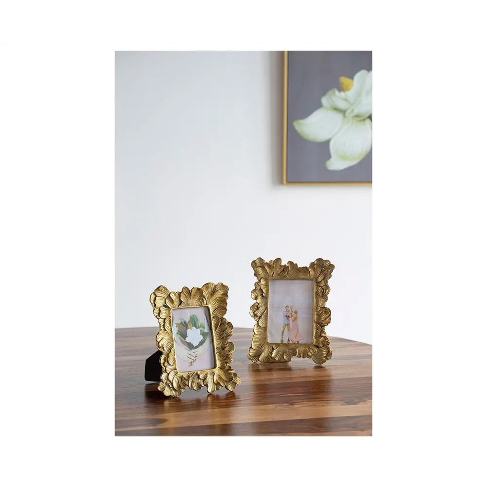 Фото 4 Рамка Гласар HP76278-GOLD, 10x15 см, полистоун Фото 4 Рамка Гласар HP76278-GOLD, 10x15 см, полистоун