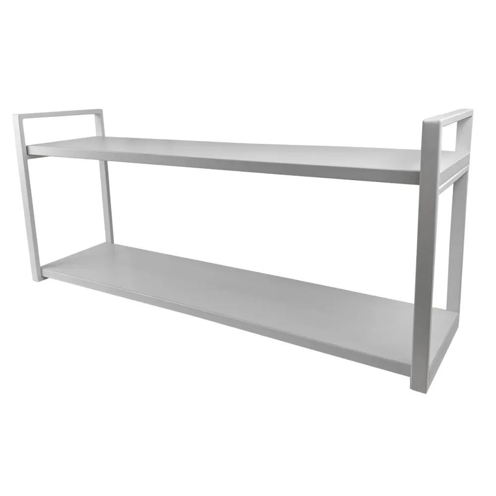 Фото 2 Настенная полка Элимет 80x34.5x20 см ЛДСП цвет белый Фото 2 Настенная полка Элимет 80x34.5x20 см ЛДСП цвет белый