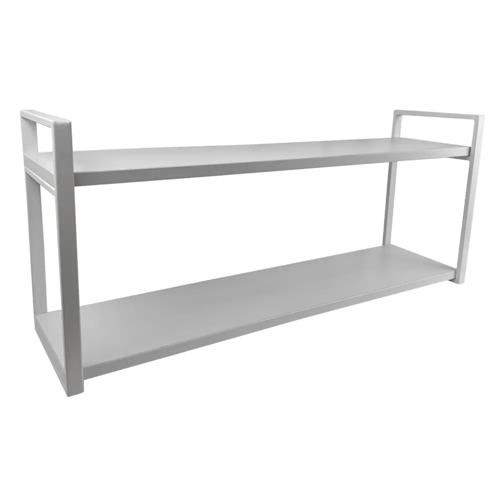 Фото 3 Настенная полка Элимет 80x34.5x20 см ЛДСП цвет белый Фото 3 Настенная полка Элимет 80x34.5x20 см ЛДСП цвет белый