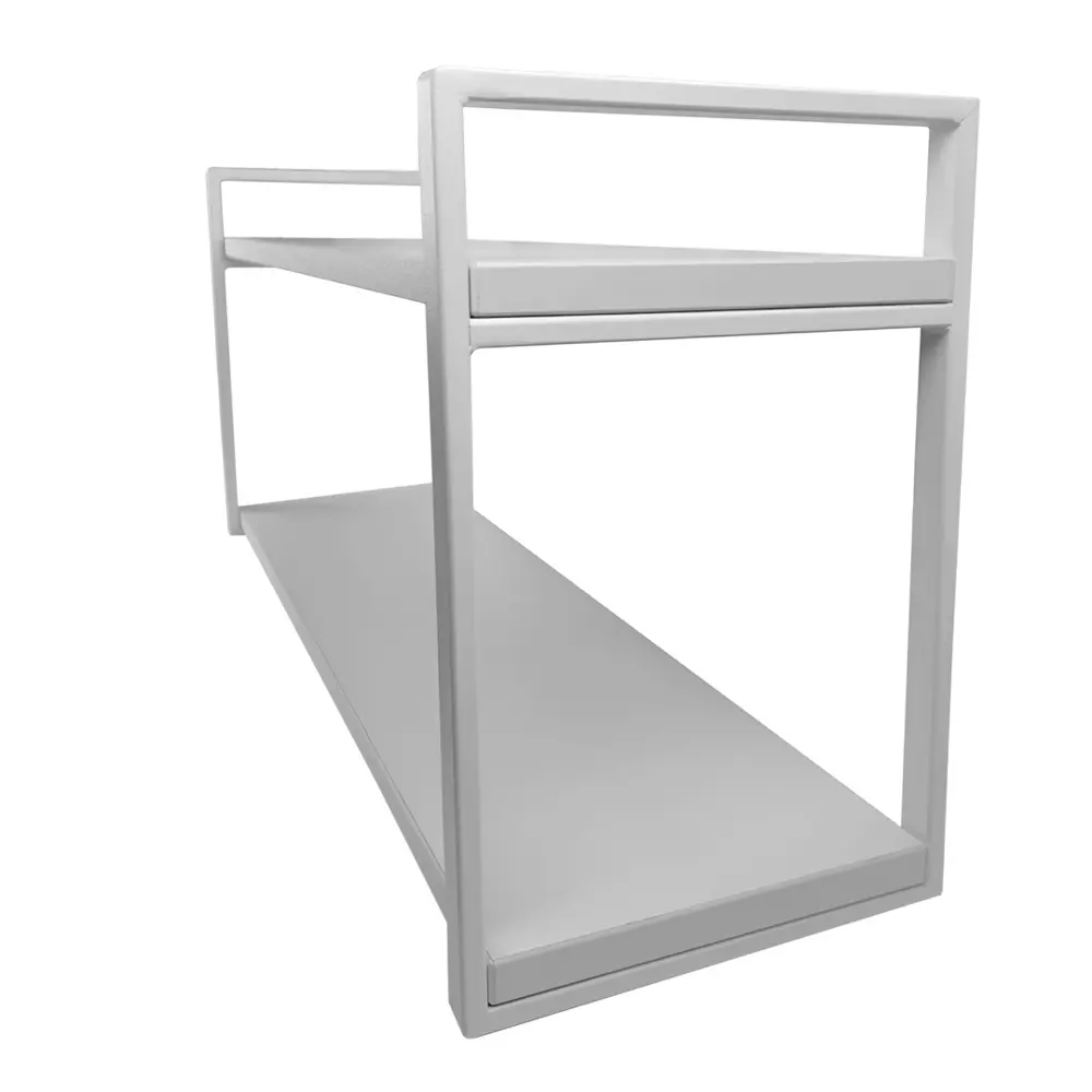 Фото 6 Настенная полка Элимет 80x34.5x20 см ЛДСП цвет белый Фото 6 Настенная полка Элимет 80x34.5x20 см ЛДСП цвет белый